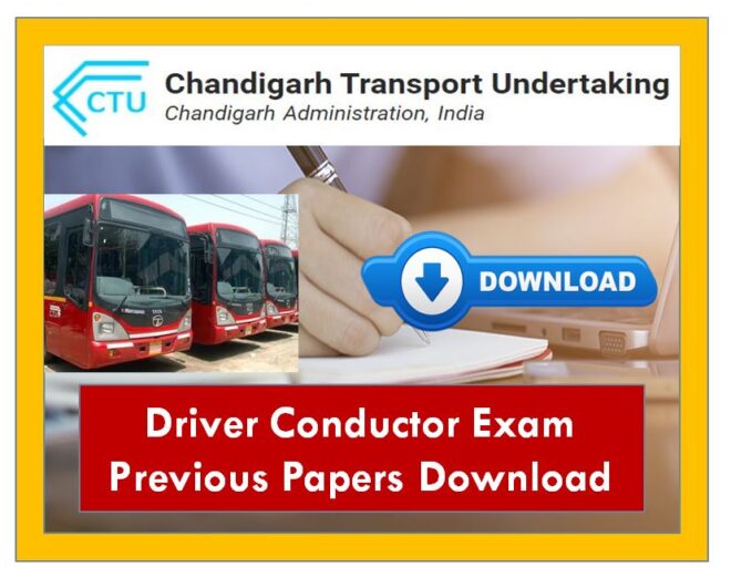 CTU Bus Driver Conductor Previous Papers
