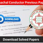 HPPSC Conductor Exam Previous Year Paper Download