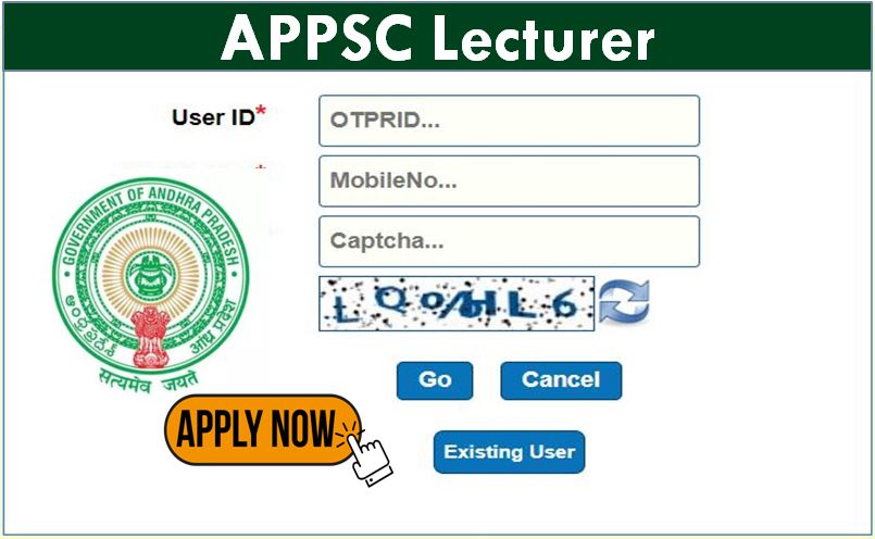 APPSC lecturer recruitment Notification