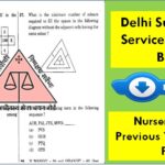 DSSSB Assistant Teacher Nursery Previous Year Question Paper